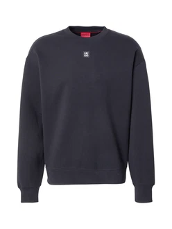 HUGO Sweatshirt Dettil schwarz/weiß HUGO Sweatshirt Dettil schwarz/weiß
