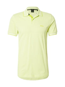 BOSS Poloshirt 'Paul' limette/pastellgrün/weiß BOSS Poloshirt 'Paul' limette/pastellgrün/weiß