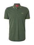 HUGO Poloshirt DINOSO222 gelb/dunkelgrün