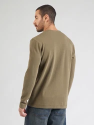 BOSS Herren Langarmshirt Tempesto oliv