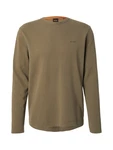 BOSS Herren Langarmshirt Tempesto oliv