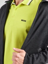 BOSS Poloshirt 'Paddy' gelb/schwarz/weiß