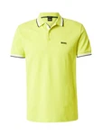 BOSS Poloshirt 'Paddy' gelb/schwarz/weiß