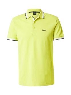 BOSS Poloshirt 'Paddy' gelb/schwarz/weiß BOSS Poloshirt 'Paddy' gelb/schwarz/weiß