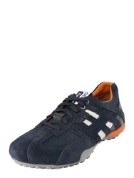 Geox U Snake K Herren Sneaker Schnürschuh navy / orange / weiß