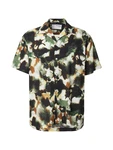 SELECTED HOMME Hemd SLHRLXAIR grn/oliv/schwarz/offwhite