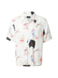 Hemd 'Merida' royalblau / rot / schwarz / offwhite