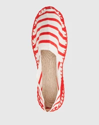 espadrij loriginale Espadrilles 'Classic' ecru / rot