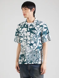 Only & Sons Hemd 'ONSCAIDEN' marine/wollweiß