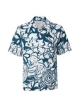 Only & Sons Hemd 'ONSCAIDEN' marine/wollweiß