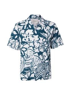 Only & Sons Hemd 'ONSCAIDEN' marine/wollweiß Only & Sons Hemd 'ONSCAIDEN' marine/wollweiß