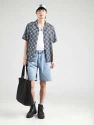 Only & Sons Hemd 'ONSCAIDEN' navy / hellblau / weiß
