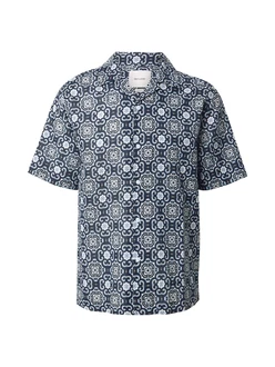 Only & Sons Hemd 'ONSCAIDEN' navy / hellblau / weiß