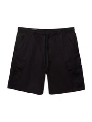 Pull&Bear Shorts schwarz