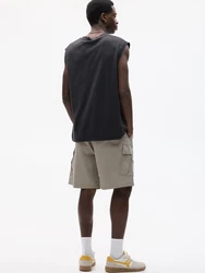 Pull&Bear Shorts grau