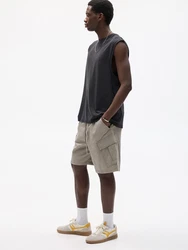 Pull&Bear Shorts grau