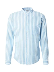 Lindbergh Hemd hellblau/weiß