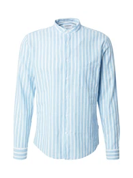 Hemd hellblau / wei