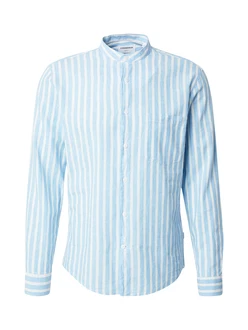 Lindbergh Hemd hellblau/weiß