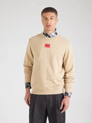 HUGO Sweatshirt Diragol212 Rundhals beige/rot