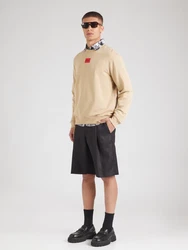 HUGO Sweatshirt Diragol212 Rundhals beige/rot