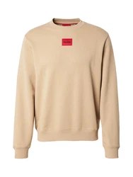 HUGO Sweatshirt Diragol212 Rundhals beige/rot