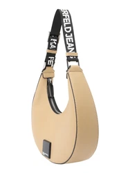 KARL LAGERFELD JEANS Schultertasche beige/schwarz/weiß