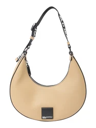 KARL LAGERFELD JEANS Schultertasche beige/schwarz/weiß