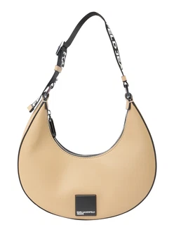 KARL LAGERFELD JEANS Schultertasche beige/schwarz/weiß
