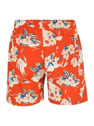 TOMMY HILFIGER Badeshorts kitt/enzian/dunkelorange/weiß