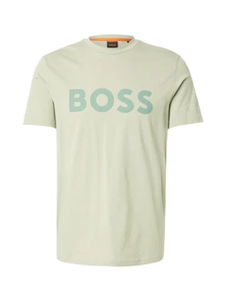 BOSS ORANGE T-Shirt Thinking 1 khaki/jade BOSS ORANGE T-Shirt Thinking 1 khaki/jade