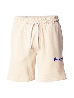 JACK & JONES Shorts 'JPSTGORDON' blau/wollweiß