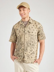 Only & Sons Hemd 'ONSCAIDEN' dunkelbeige/schwarz