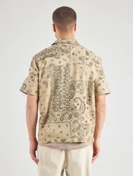 Only & Sons Hemd 'ONSCAIDEN' dunkelbeige/schwarz