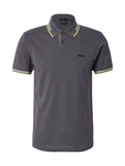 BOSS Poloshirt 'Paul' dunkelgrau/neongrn/schwarz/wei