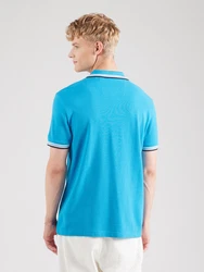 BOSS Poloshirt 'Paddy' hellblau/schwarz/offwhite
