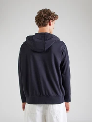 ARMANI EXCHANGE Sweatjacke marineblau / weiß