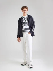 ARMANI EXCHANGE Sweatjacke marineblau / weiß