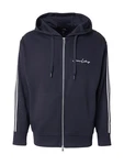 ARMANI EXCHANGE Sweatjacke marineblau / weiß