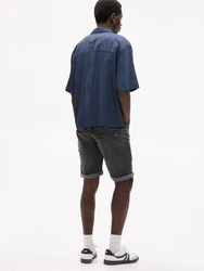 Pull&Bear Shorts dunkelgrau