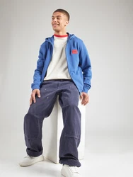 HUGO Sweatshirt Herren Sweatjacke Daple212 royalblau/rot/schwarz