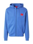 HUGO Sweatshirt Herren Sweatjacke Daple212 royalblau/rot/schwarz
