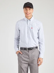 HUGO Hemd 'Evito' hellblau/offwhite