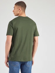 HUGO T-Shirt 'Dulivio' gelb/dunkelgrün