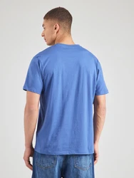 HUGO T-Shirt 'Dulivio' taubenblau/weiß