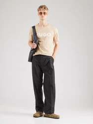 HUGO T-Shirt 'Dulivio' beige/offwhite