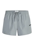 Calvin Klein Swimwear Badeshorts 'RUNNER' grau/schwarz