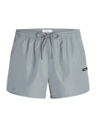 Calvin Klein Swimwear Badeshorts 'RUNNER' grau/schwarz