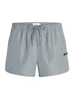Calvin Klein Swimwear Badeshorts 'RUNNER' grau/schwarz