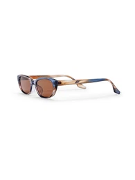 Sonnenbrille 'Vienna' blau / hellbraun